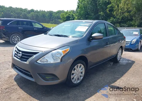 2019 Nissan Versa 1.6 S+ из США, поврежденный, VIN 3N1CN7AP7KL800712